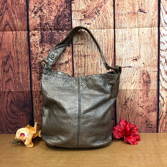 pewter color purse